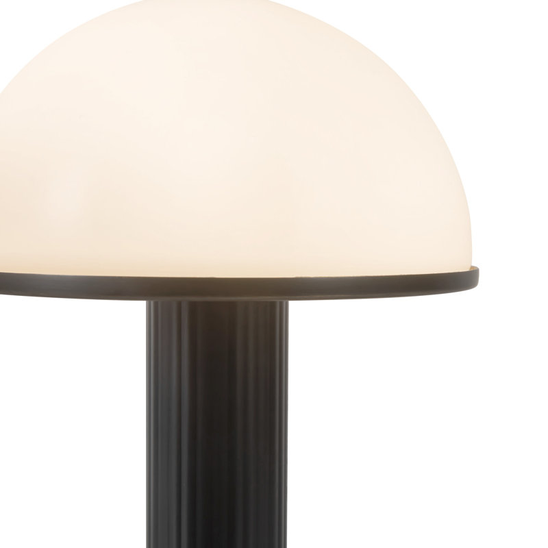 Vienna 9-in Black dimmable LED Table Lamp, Urban Bronze