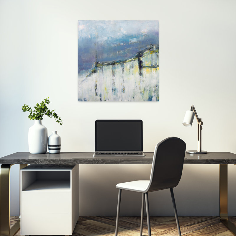 Camarillo, paysage contemporain abstrait, art naturel, H 18 po x l 18 po