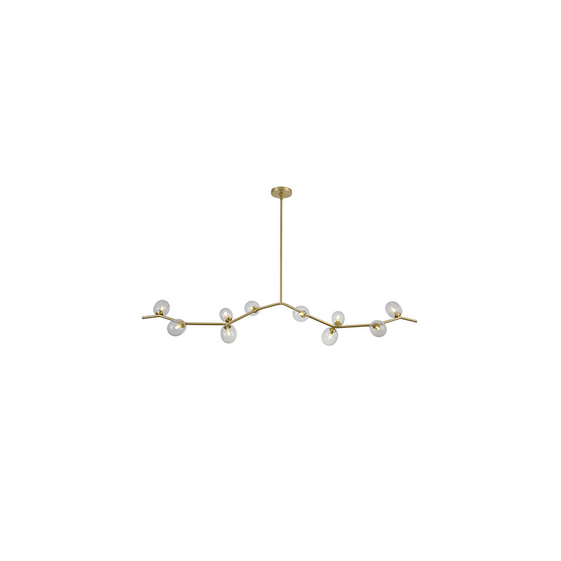 Mull 10 - Light Chandelier, Clear