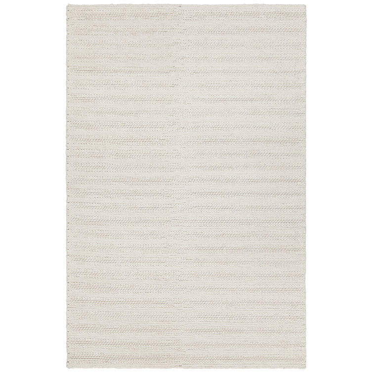 Tapis blanc tissé à la main Prickett