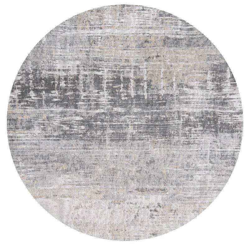 Ely Abstract Recycled P.E.T Area Rug, Round 240cm