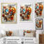 «Constructivism Dynamic Assemblage Geometric I», reproduction d'art sur toile-538436802-538436805