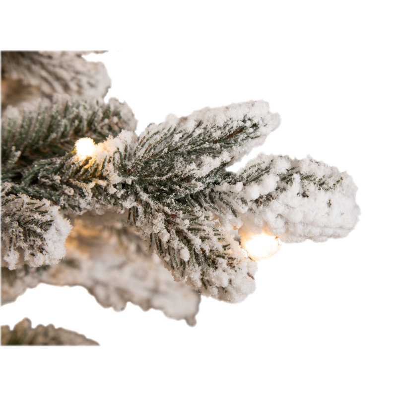 Nordic 90' H Lighted Artificial Fir Christmas Tree