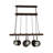 Metal Oval Pot Rack