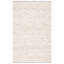 Tapis en laine / coton tissé à la main Ardolino Natura en ivoire / gris clair-2073388991