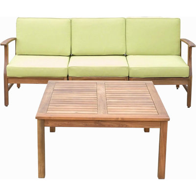 3 SEATER SOFA AND TABLE SET