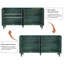 Armoire d'appoint l 57,87 po Gurbachan-581376673