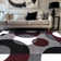 Amirr Geometric Burgundy/Grey/White Area Rug