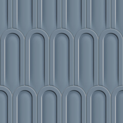Gala 3 in. x 8.5 in. Elongated Beveled Fan Ceramic Wall Tile (5.70 Sq. Ft. / Case)