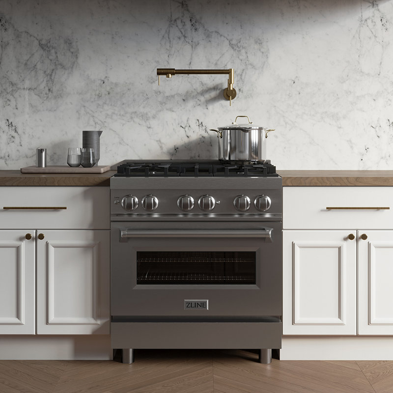 ZLINE 30" Legacy Dual Fuel Range, Satin Stainless Steel