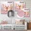 Décoration murale en métal rose et papillon doré I - animaux-262023557