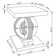 Duggan Mirrored Glass Top End Table