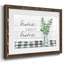 «Eucalyptus Home Sweet Home», reproduction encadrée rustique avec tableau mat-1468025510-1468025511
