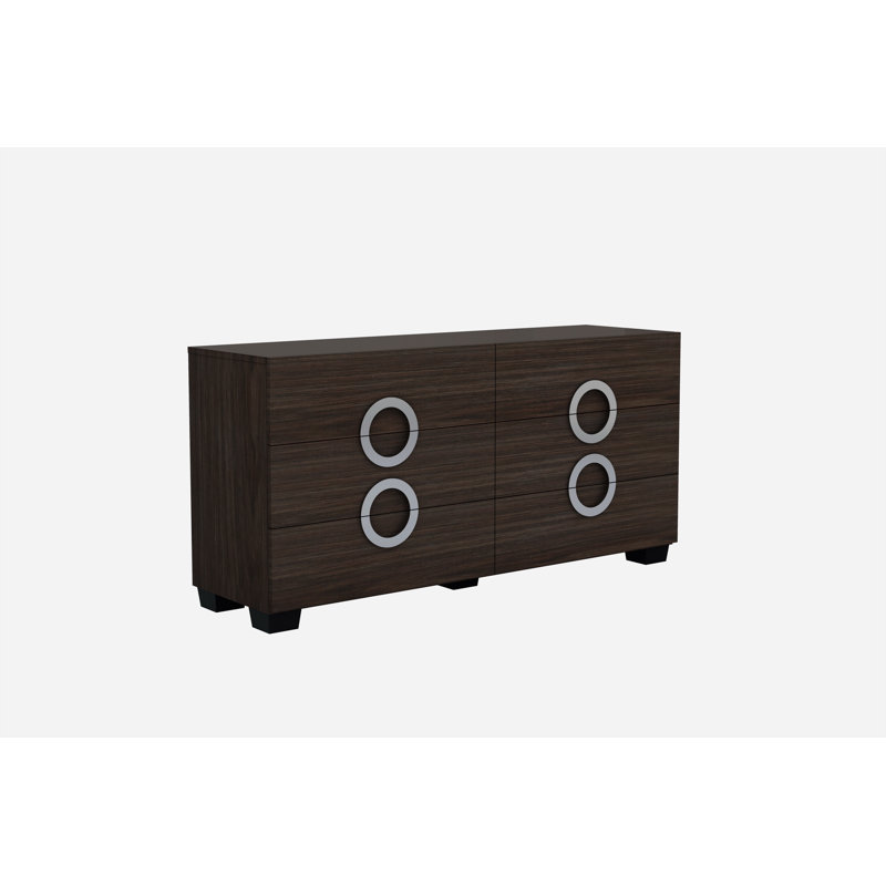 62'' W 6 - Drawer Dresser, Wenge