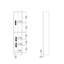 Krystah 203.2cm H x 40.6cm W Standard Bookcase