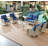 Wicker 6 - Person Patio Conversation Set with Cushions-592005017-592005016