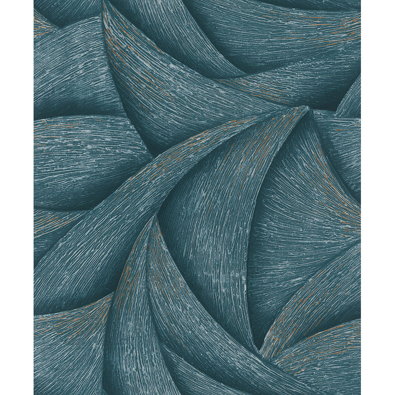 Galerie Odyssey Wave Pattern Wallpaper, Blue