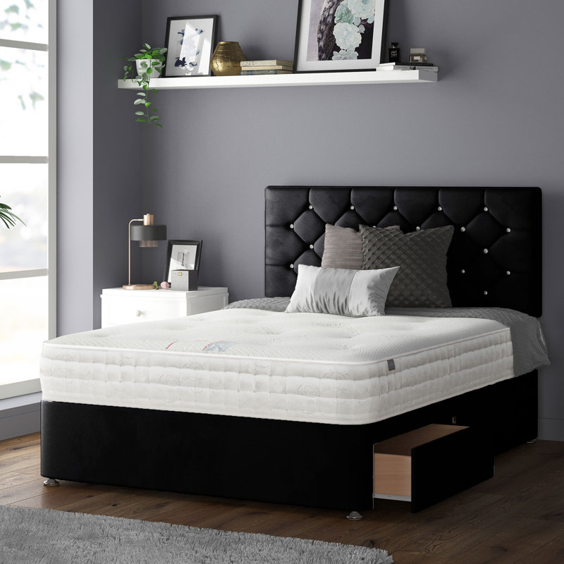 Farallones Upholstered Headboard, Black, Single (3')