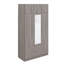 Armoire moderne à 3 portes avec portes miroir, tiroirs et armoire supérieure-527251984