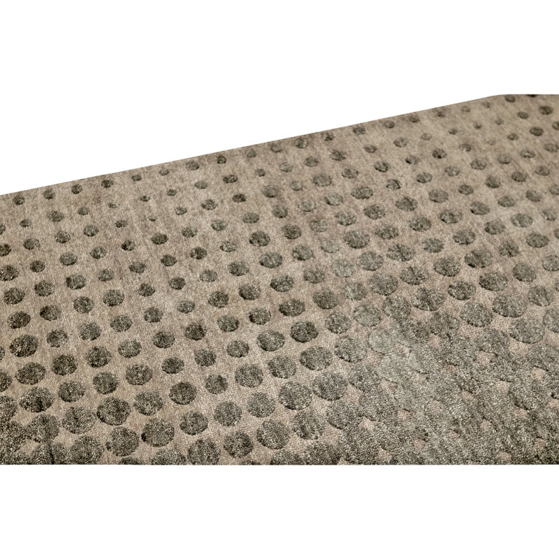 Hand Knotted Wool Area Rug in Multi