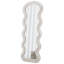 Miroir de plancher en flanelle pleine longueur pour suspendre ou contre le mur (blanc)-171242439