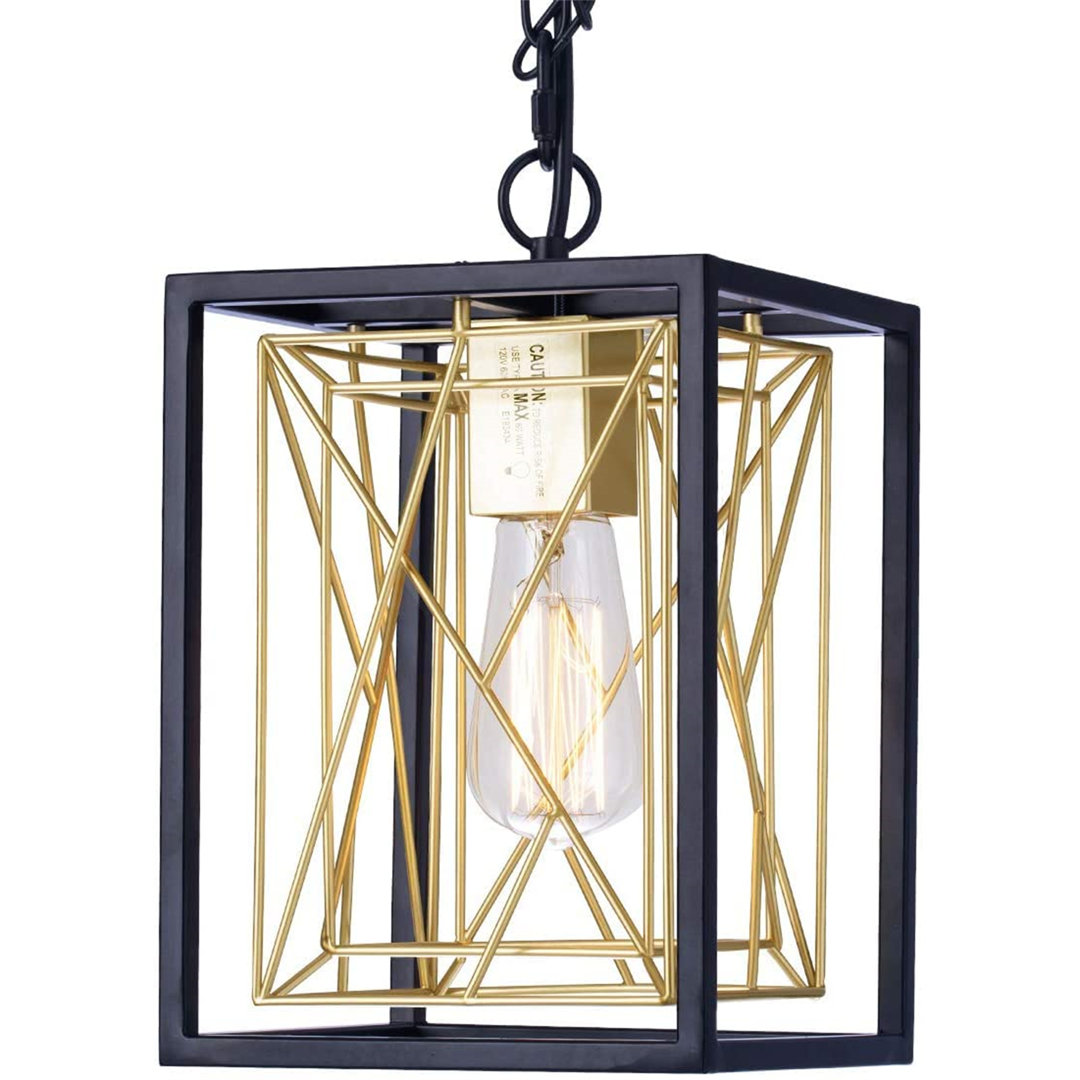 Allisan 1-Light Kitchen Island Rectangle Pendant