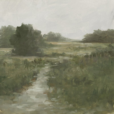 «Tranquil Fen I», peinture sur toile tendue