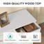Commode 10 tiroirs pour chambre à coucher Cecilla, commode haute pour rangement avec dessus Woonden, structure robuste, commode double pour le salon, placard, couloir-323852439