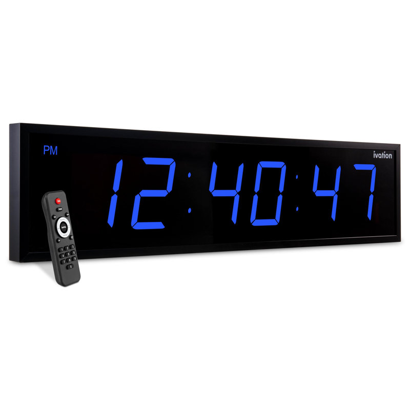 Wall Clock, Blue, Extra Extra Extra Large