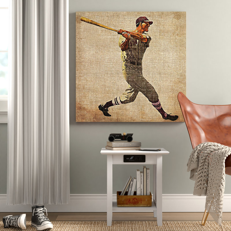 «Vintage Sports VI», impression sur toile, H 12 po x l 12 po x P 1,5 po