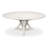Casual Extendable Oak Round Solid Wood Dining Table-108207499-108207497