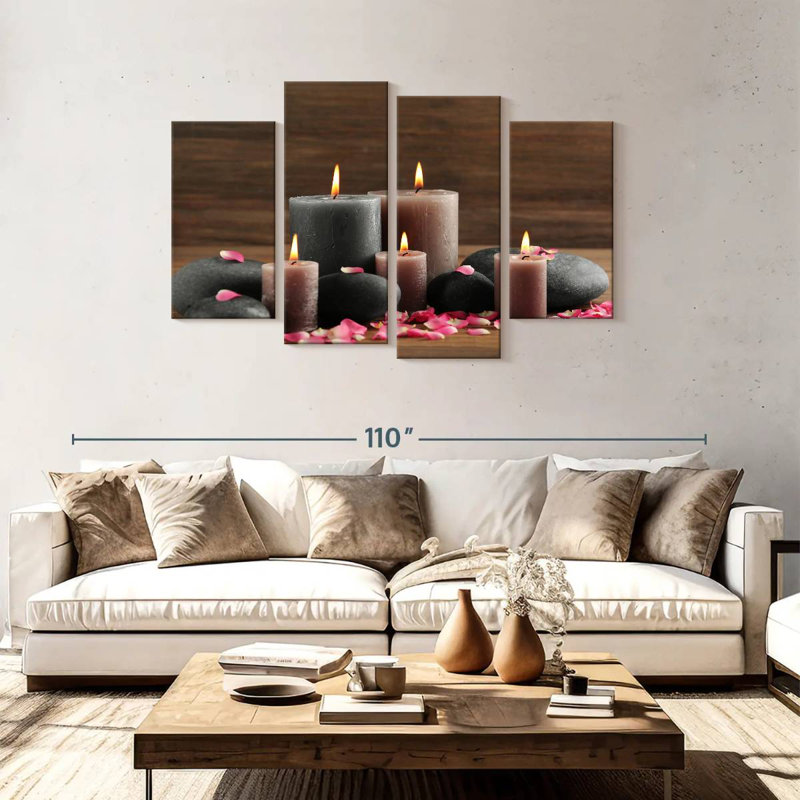 Kerrick Candlelit Spa, 48'' H x 75'' W