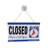 Fixturedisplays® Window Sign Reversible Open Sign Closed Sign Door Sign Suction Cup & Chain 19533