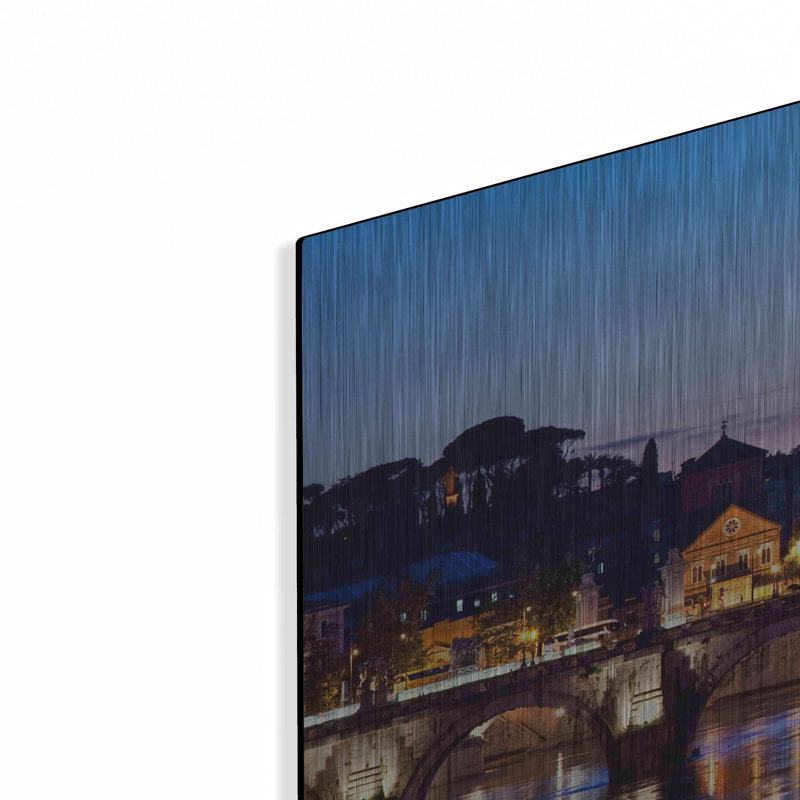 «Evening Reflections», art mural en métal, H 24 po x l 36 po