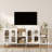 Buffet Sideboard Cabinet, Wooden Storage Cabinet With Glass Doors-310088601