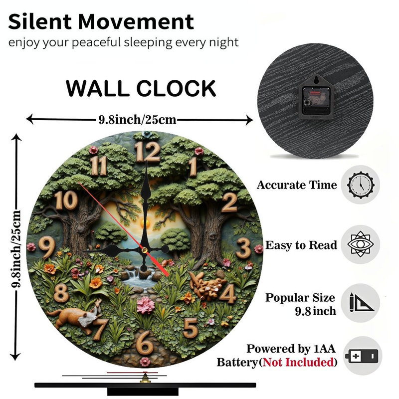 Horloge murale Nature