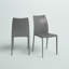 Chaise empilable en métal et similicuir H 18,5 po Sokol-377220628