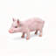 Statue de cochon rose en résine de 63,5 cm (25 pouces) pour la décoration extérieure