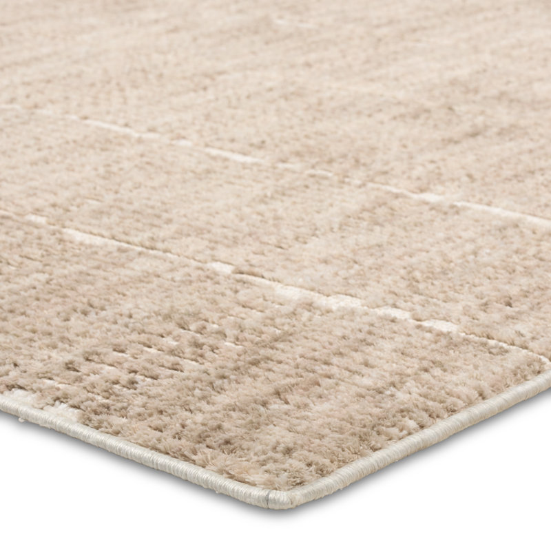 Tapis vert tissé à la machine Ebern Designs, Rectangle 8 pi 6 po x 11 pi 6 po