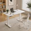 Bureau assis-debout électrique réglable en hauteur, table moderne pour ordinateur et jeux vidéo, idéale pour le bureau à domicile.-1511531444-1511531446
