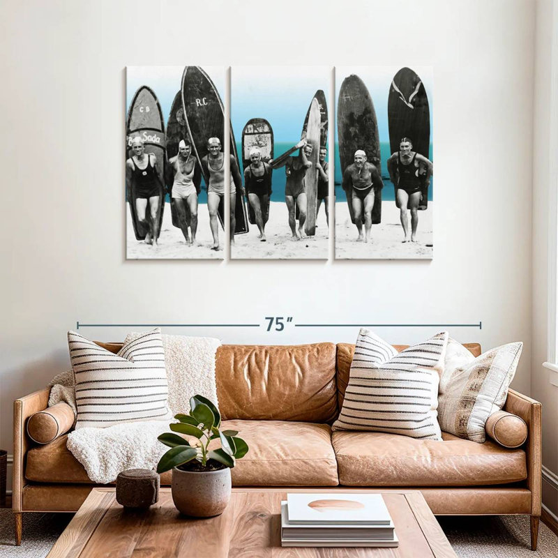 Senne Surf's Up, 1922, H 36 po x l 57 po