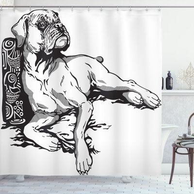 Shower Curtain with Hooks Included