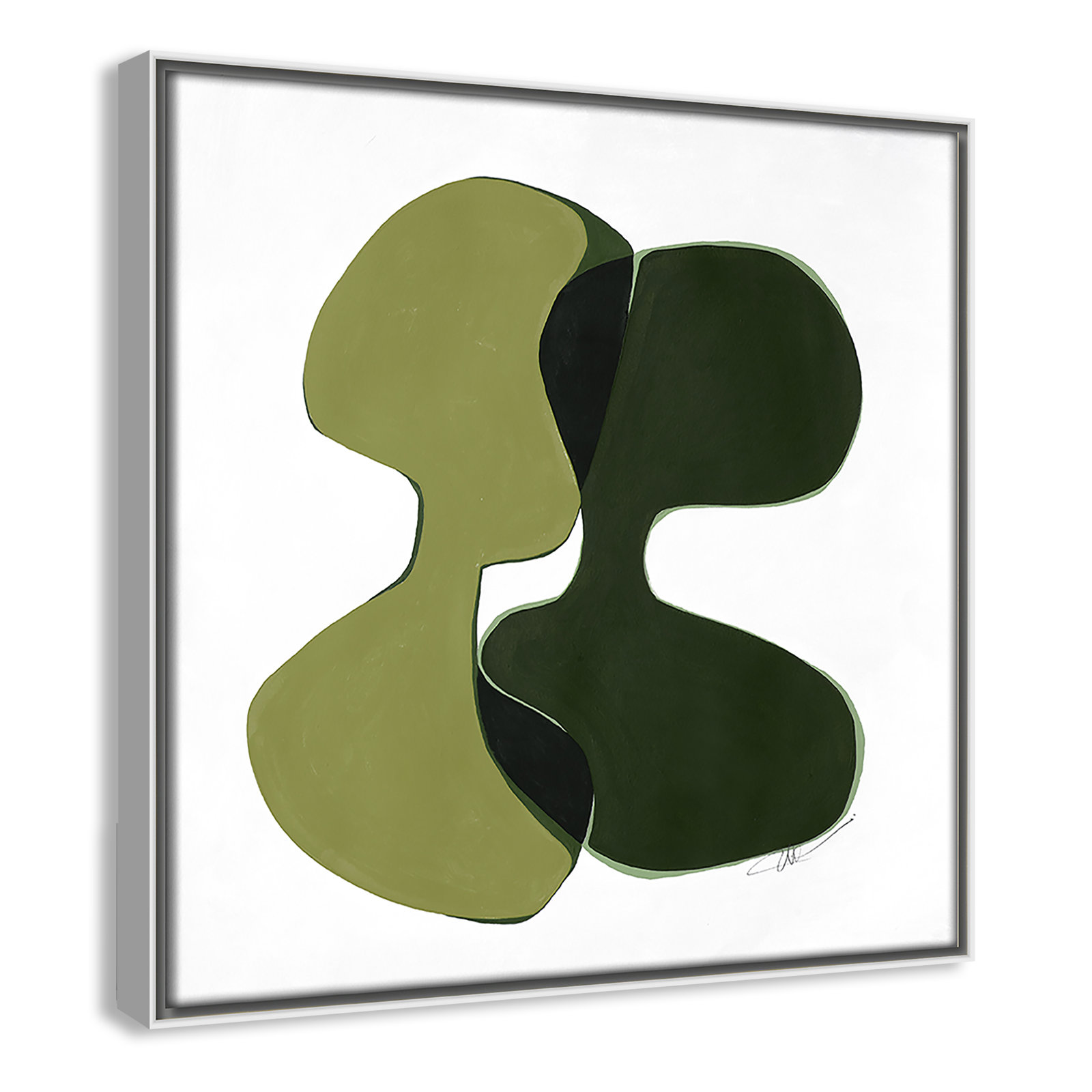 Unity I Print by , 13.5" H x 13.5" W, White