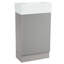 Meuble-lavabo 18,6 po avec lavabo, meuble-lavabo avec tablette à deux niveaux, orienté vers la gauche ou vers la droite-889045885