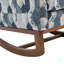Chaise berçante rembourrée Abigial