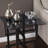 Clanlin Glass-Top Accent Table
