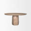 Ab Round Solid Wood Dining Table-437854509