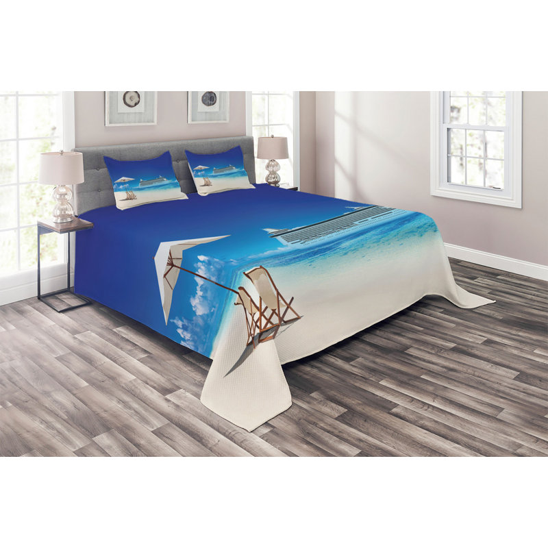 Coastal Polyester Coverlet