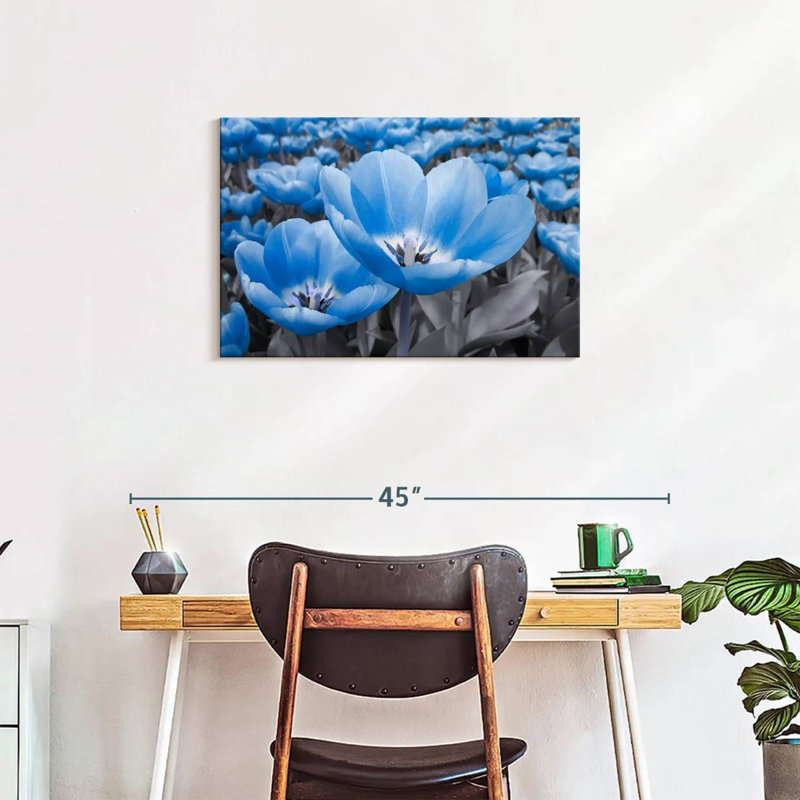 Harnek Bright Blue Tulips