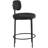 Hrisha Upholstered Counter Stool with Metal Frame-88514418